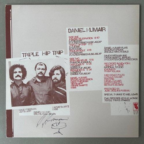 Daniel Humair - Triple Hip Trip (SIGNED by D. Humair!!) -, Cd's en Dvd's, Vinyl Singles