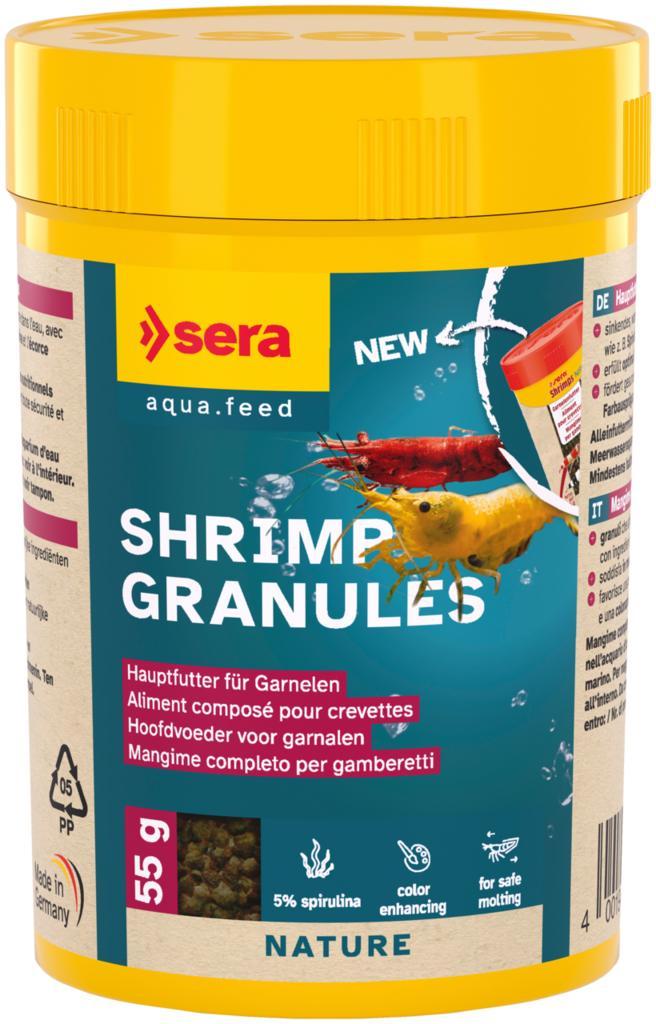 Sera Shrimp Granules (Kreeften en Garnalen), Dieren en Toebehoren, Vissen | Aquaria en Toebehoren, Overige typen, Nieuw, Ophalen of Verzenden