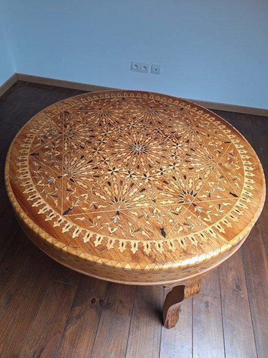 Tafel - Hout - marqueterie, Antiek en Kunst, Curiosa en Brocante