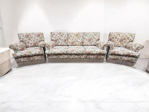 Ensemble de sièges (3) - Bois, Textile - Canapé et fauteuils, Antiek en Kunst, Kunst | Designobjecten