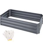 tectake Hoge plantenbak Pimpinella 200l verzinkt 120x60x30cm, Tuin en Terras, Verzenden, Nieuw