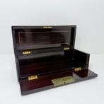 Doos - Napoleon III handschoenenkastje - Gekleurd hout,