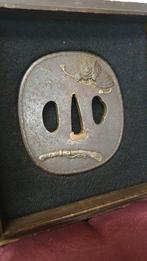 Katana - Staal (Damascus), Shakudo, zilver - Japan - Edo, Antiek en Kunst