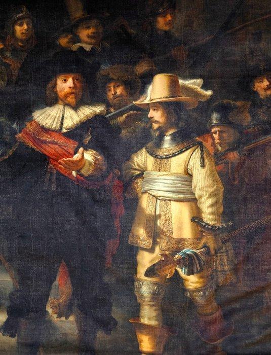 Arazzo in velvet Rembrandt - 115x145cm - Luxe velvet -, Antiek en Kunst, Antiek | Tapijten, Tafelkleden en Textiel