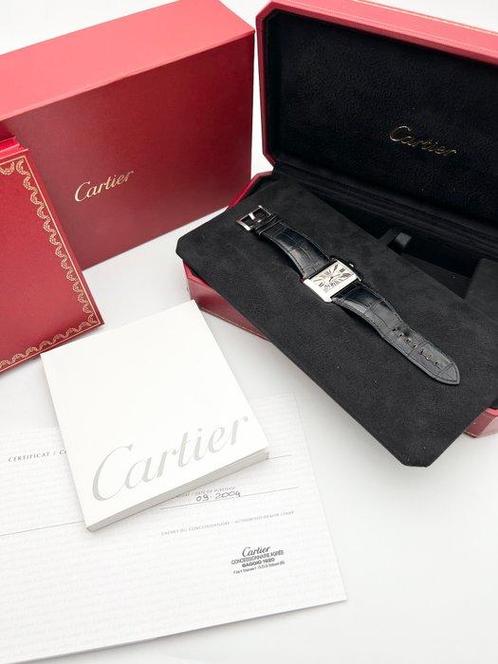 Cartier - Tank Divan - 2600 - Unisex - 2004, Handtassen en Accessoires, Horloges | Heren