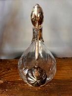 Drinkservies - Glas, Verzilverd - Wijnkaraf art deco