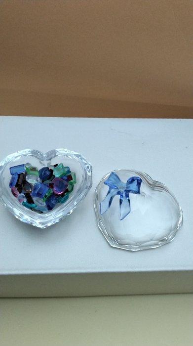Swarovski - Sieradendoos - hart - Kristal - Hartdoos met, Antiek en Kunst, Curiosa en Brocante