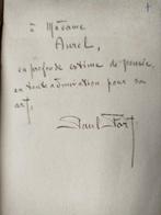 Paul Fort - Signé; Ysabeau, Ferveur française, la lanterne, Antiek en Kunst