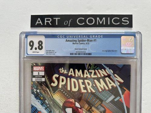 The Amazing Spider-Man (Vol. 6) #1 - CGC 9.8 - DavisVariant, Boeken, Strips | Comics