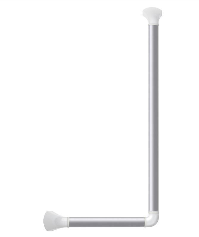 SecuCare wandbeugel hoek 90° blank geanodiseerd/mat wit, Doe-het-zelf en Bouw, Hang- en Sluitwerk, Klink of Kruk, Nieuw, Overige materialen