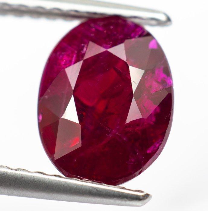 Zonder Minimumprijs Robijn - 2.00 ct - Lotus Gemology -, Handtassen en Accessoires, Edelstenen