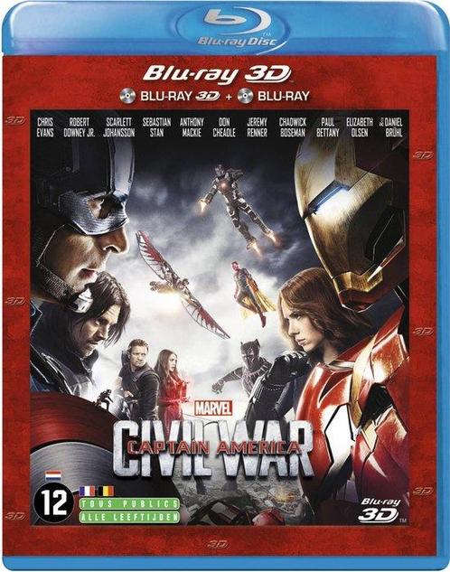 Captain America Civil War 3D en 2D (blu-ray nieuw), CD & DVD, Blu-ray, Enlèvement ou Envoi