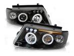Angel Eyes koplampen Black geschikt voor VW Passat B5 3B, Auto-onderdelen, Nieuw, Volkswagen, Verzenden