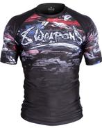 8 WEAPONS Rash Guard Korte Mouw Cut Like a Blade, Kleding | Heren, Verzenden, Vechtsport, 8 Weapons, Maat 56/58 (XL)