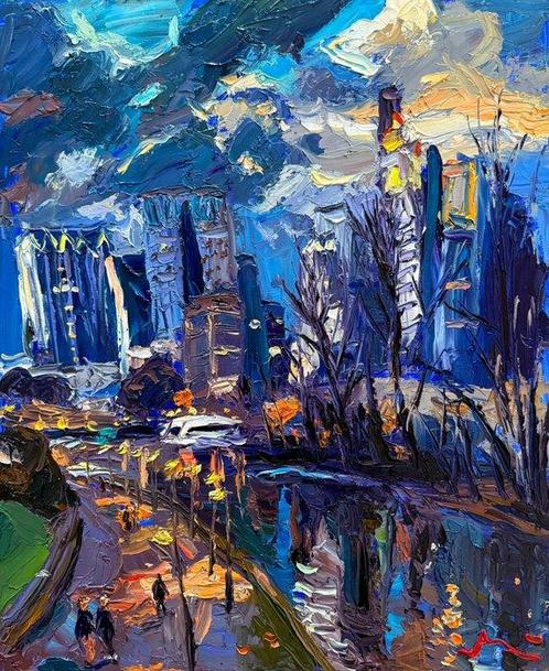 Ludovic Labbé (1978) - Francfort, Antiek en Kunst, Kunst | Schilderijen | Modern
