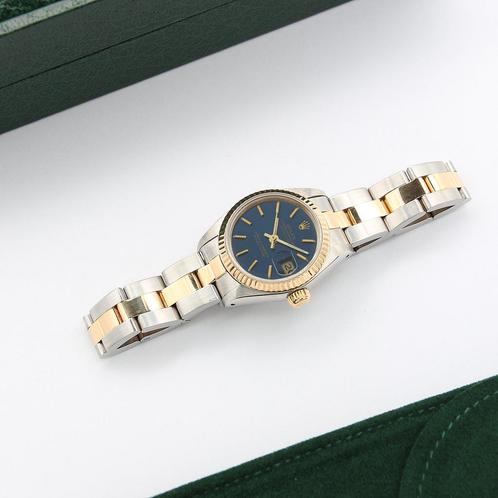 Rolex Lady-Datejust 26 69173 uit 1990, Bijoux, Sacs & Beauté, Montres | Femmes, Envoi