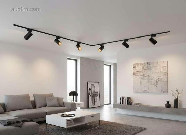 2 x 2 meter Railsysteem met 6 st railspot GU10..., Doe-het-zelf en Bouw, Overige Doe-Het-Zelf en Bouw, Ophalen