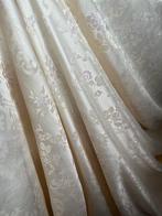 Magnifique tissu floral en mélange de lin, fabriqué en, Antiek en Kunst, Antiek | Tapijten, Tafelkleden en Textiel