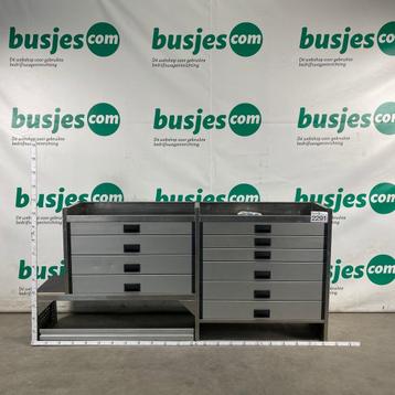 Aluca aluminium bedrijfswageninrichting gebruikt (nr 2291), Verzenden