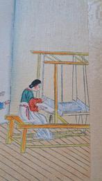 onbekend - Oude houten Chinese boekjes, handgeschilderde, Antiek en Kunst