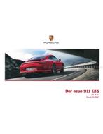 2017 PORSCHE 911 GTS PRIJSLIJST DUITS, Nieuw