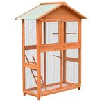 vidaXL Vogelkooi 125,5x59,5x164 cm massief grenen- en, Verzenden, Nieuw