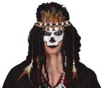Halloween Haarband Voodoo Veren, Verzenden