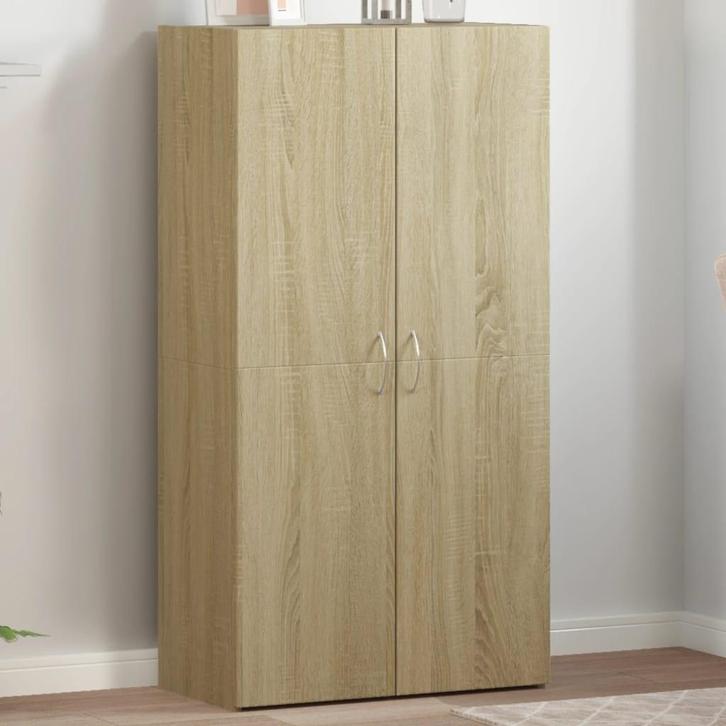 vidaXL Archiefkast 60x32x115 cm bewerkt hout sonoma, Huis en Inrichting, Kasten | Overige, Nieuw, Verzenden
