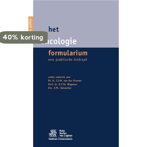 Het Oncologie formularium 9789031362639 D.J.T. Wagener, Boeken, Wetenschap, Gelezen, Verzenden