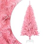vidaXL Kunstkerstboom met standaard 150 cm PVC roze, Verzenden