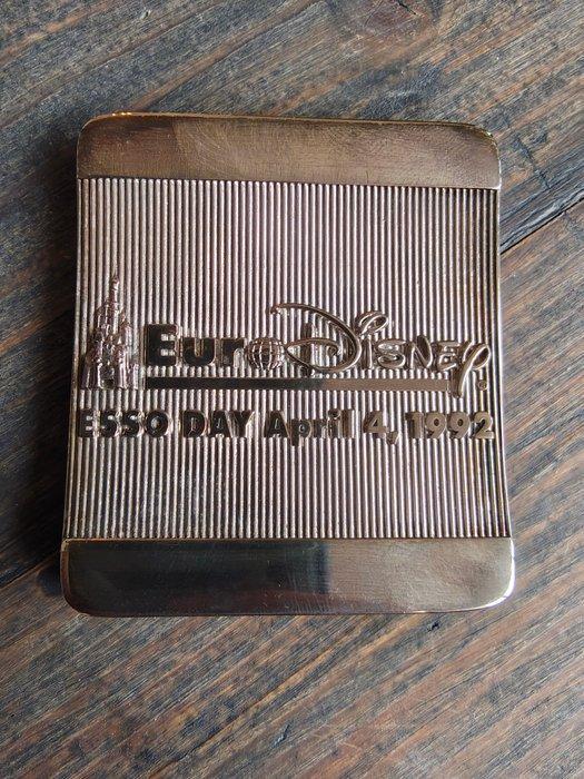 Esso - Euro Disney plaque 4 april 1992 - Plaque - Metaal, Verzamelen, Disney
