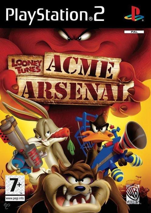 Looney Tunes Acme Arsenal (PS2 tweedehands game), Consoles de jeu & Jeux vidéo, Jeux | Sony PlayStation 2, Enlèvement ou Envoi