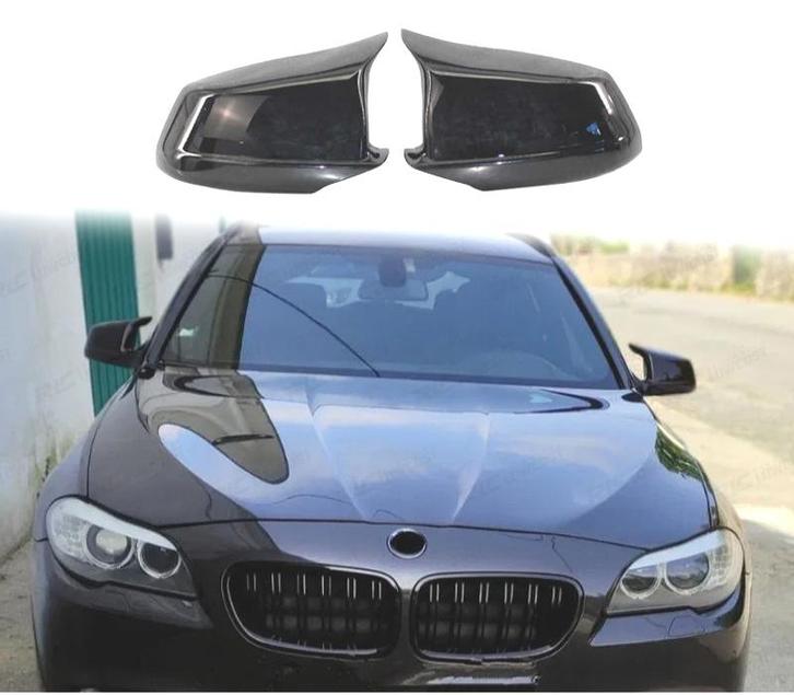 COQUES RETROVISEURS BMW F10 F11 F18 LOOK M 11-13 NOIR BRILLA, Auto-onderdelen, Carrosserie, Verzenden