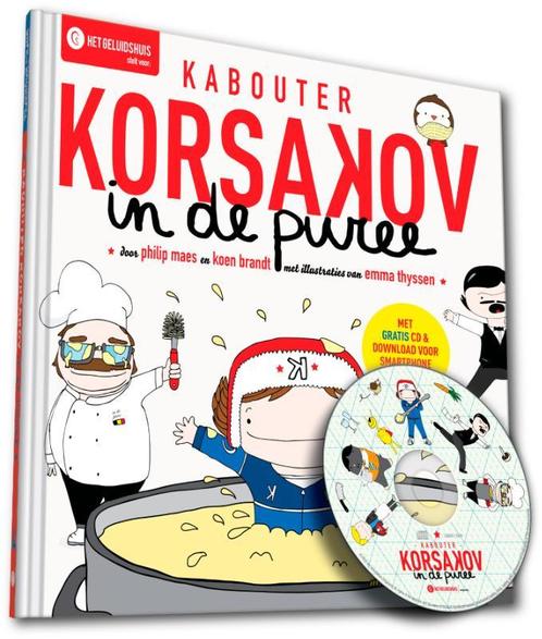 Kabouter Korsakov 5 -   Kabouter Korsakov in de puree, Boeken, Kinderboeken | Kleuters, Zo goed als nieuw, Verzenden