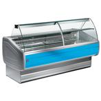 Gekoelde vitrinetoonbank met gebogen ruiten, met reserve, Verzenden, Nieuw in verpakking, Koelen en Vriezen