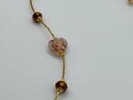 24 karaat - Vetro di Murano, Geel goud - Halsketting - 24 kt, Antiek en Kunst