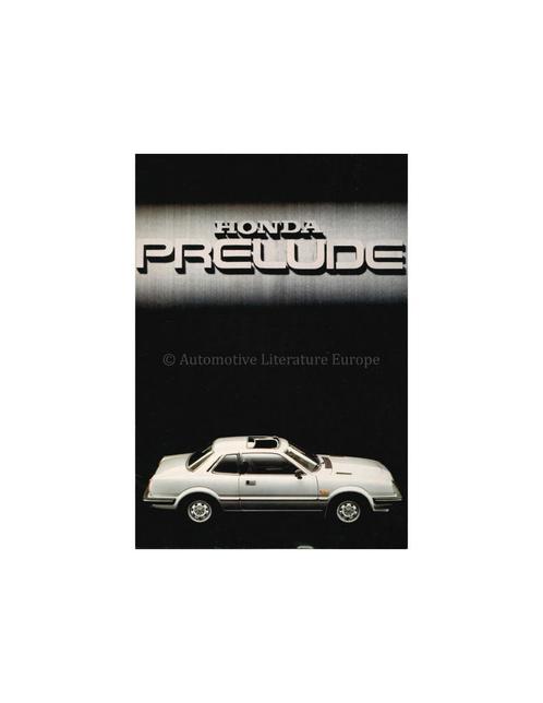 1979 HONDA PRELUDE BROCHURE NEDERLANDS, Livres, Autos | Brochures & Magazines