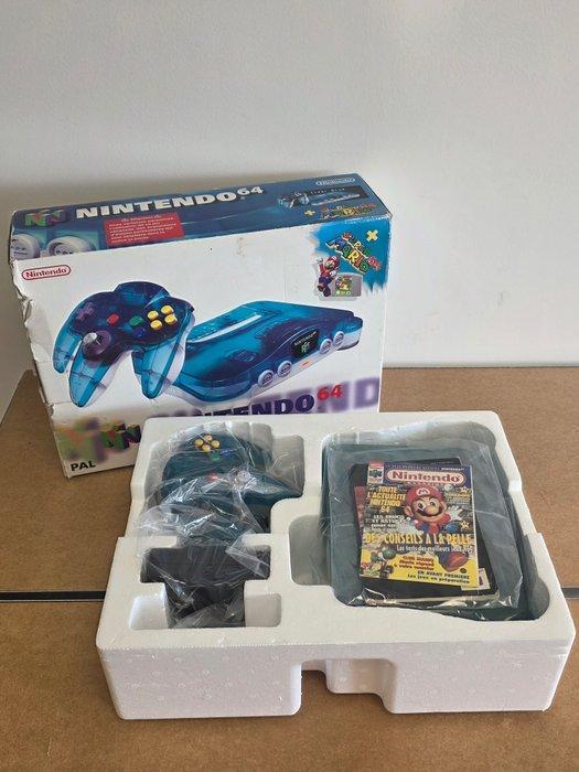 Nintendo - Nintendo 64 - N64 - Funtastic - Ice Blue Console, Games en Spelcomputers, Spelcomputers | Overige Accessoires