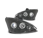 PHARES POUR FORD FOCUS 98-01 ANGEL EYES FOND NOIR, Auto-onderdelen, Verzenden, Nieuw