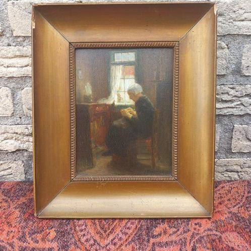 Jacob Taanman (1836-1923) - Interieur, Antiek en Kunst, Kunst | Schilderijen | Klassiek