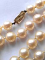 Halsketting 18 kt geelgoud - Akoyaperlen tot 7,8 mm, Nieuw