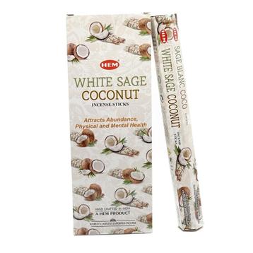 HEM Wierook - White Sage Coconut  - Slof / Voordeelbox (6... beschikbaar voor biedingen