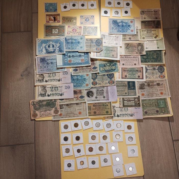 Duitsland. Collection of coins and banknotes 1900/1945, Postzegels en Munten, Munten | Europa | Niet-Euromunten