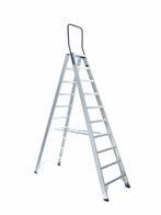 Eurostairs Dubbel Oploopbare Trap – 2 t/m 12 Treden, Doe-het-zelf en Bouw, Ladders en Trappen, Verzenden, Nieuw, Trap, 2 tot 4 meter