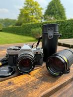 Canon AE-1 + FD 1,8/50mm S.C. +  Osawa 4/200mm MC | Single, Audio, Tv en Foto, Nieuw