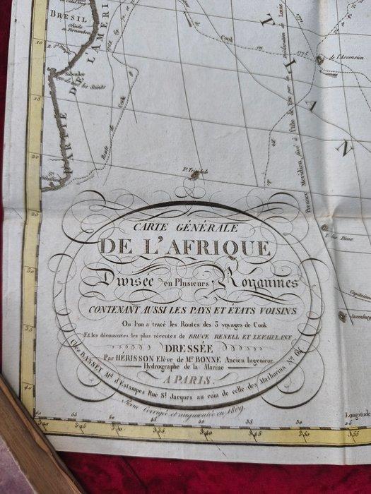 Afrique - Carte géographique de lEpoque Empire; Hérisson, Livres, Atlas & Cartes géographiques
