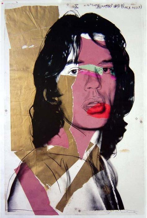Andy Warhol - Mick Jagger, Antiek en Kunst, Kunst | Designobjecten
