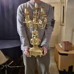 Kaarsenhouder (2) - Verguld brons - Bronzen kandelaars, Antiek en Kunst