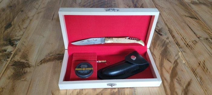 Laguiole Bougna - Tafelmessenset - Staal - Vouwmessen, Antiek en Kunst, Antiek | Keukengerei