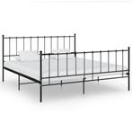 Bedframe 200x200 | OP = OP | 55% Voordeel Nu!, Verzenden, Zwart, Overige maten, Metaal